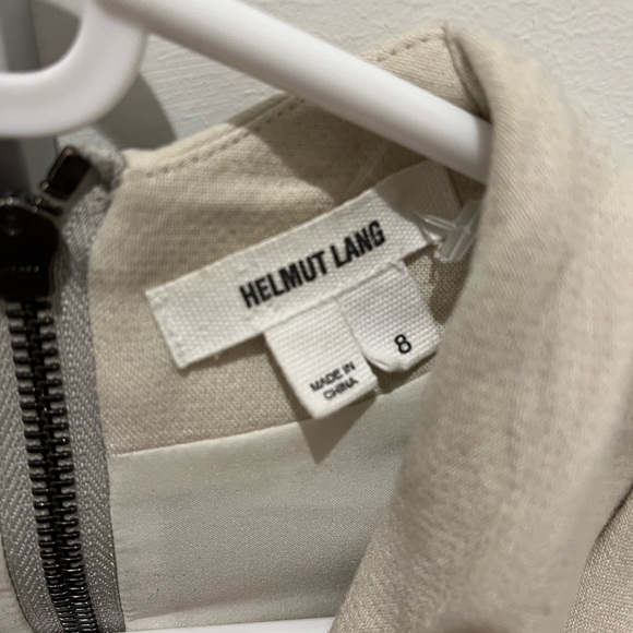 Helmut Lang cream belted dress - Picture 11 of 16